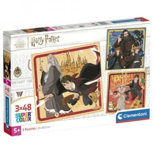 CLEMENTONI PUZZLE HARI POTER 3X48 DELOVA 