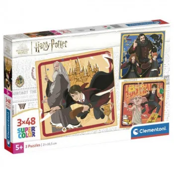 CLEMENTONI PUZZLE HARI POTER 3X48 DELOVA