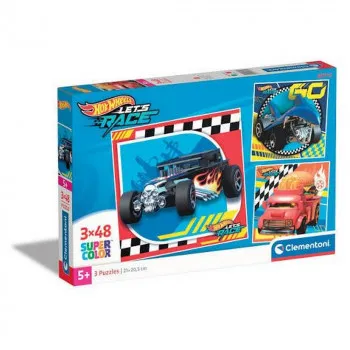 CLEMENTONI PUZZLE HOT WHEELS 3X48 DELOVA