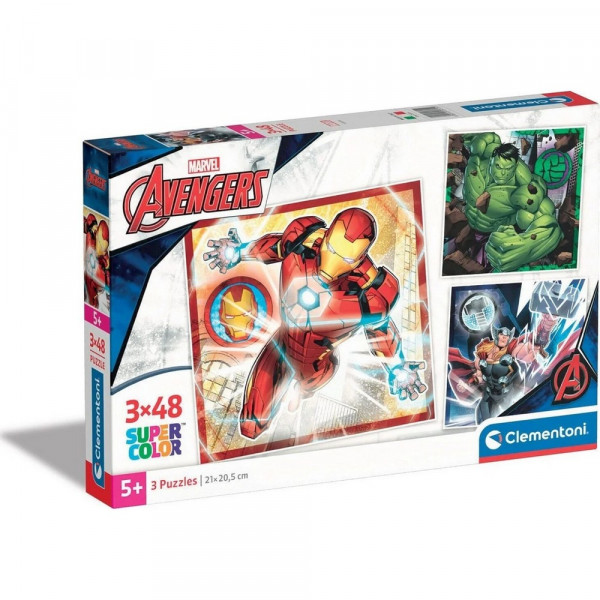 CLEMENTONI PUZZLE 3X48 MARVEL AVENGERS 