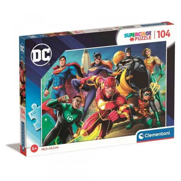 CLEMENTONI PUZZLE  104 DC COMICS - JL 1 