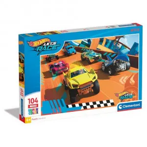 CLEMENTONI PUZZLE 104 MAXI HOT WHEELS