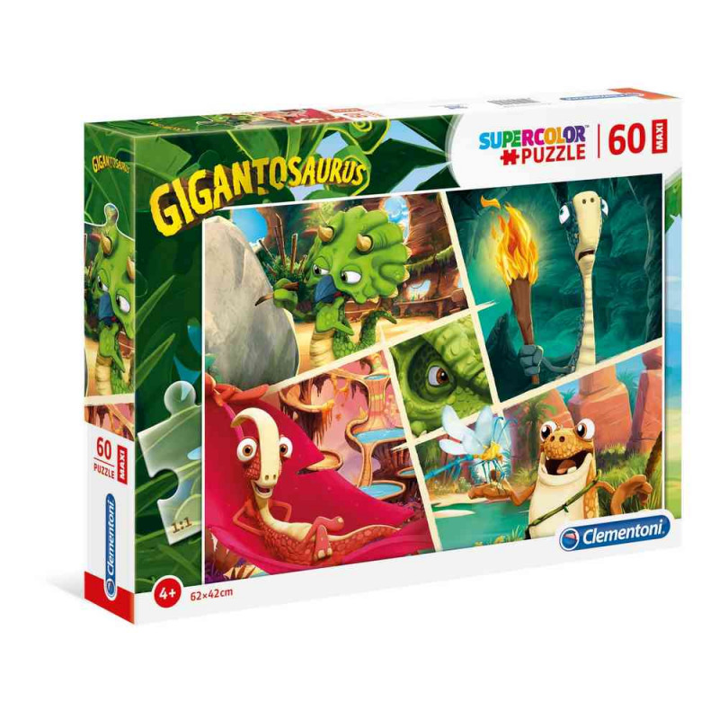 CLEMENTONI PUZZLE 60 MAXI GIGANTOSAURUS