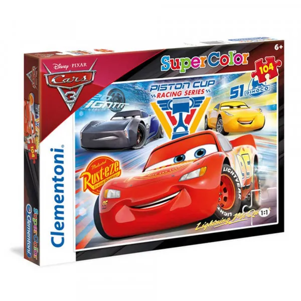 CLEMENTONI PUZZLE  104 CARS 3 