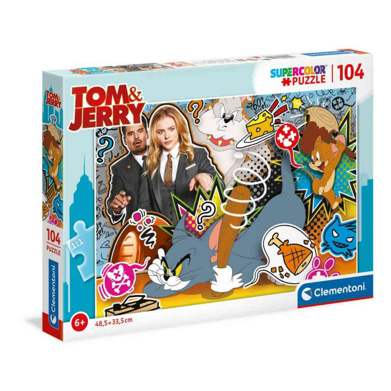 CLEMENTONI PUZZLE 104 TOM AND JERRY