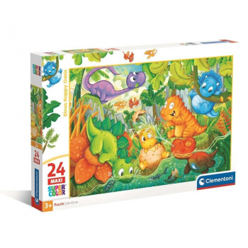 CLEMENTONI PUZZLE 24 MAXI NOLI DINOS HAPPY OASIS 