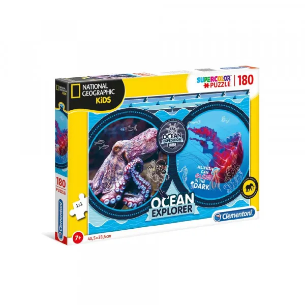 CLEMENTONI PUZZLE 180 NAT GEO KIDS - OCEAN 