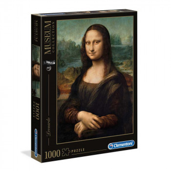 CLEMENTONI PUZZLE 1000 LEONARDO-GIOCONDA-(MUSEUM 