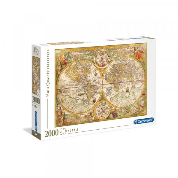 CLEMENTONI PUZZLE 2000 HQC ANCIENT MAP 