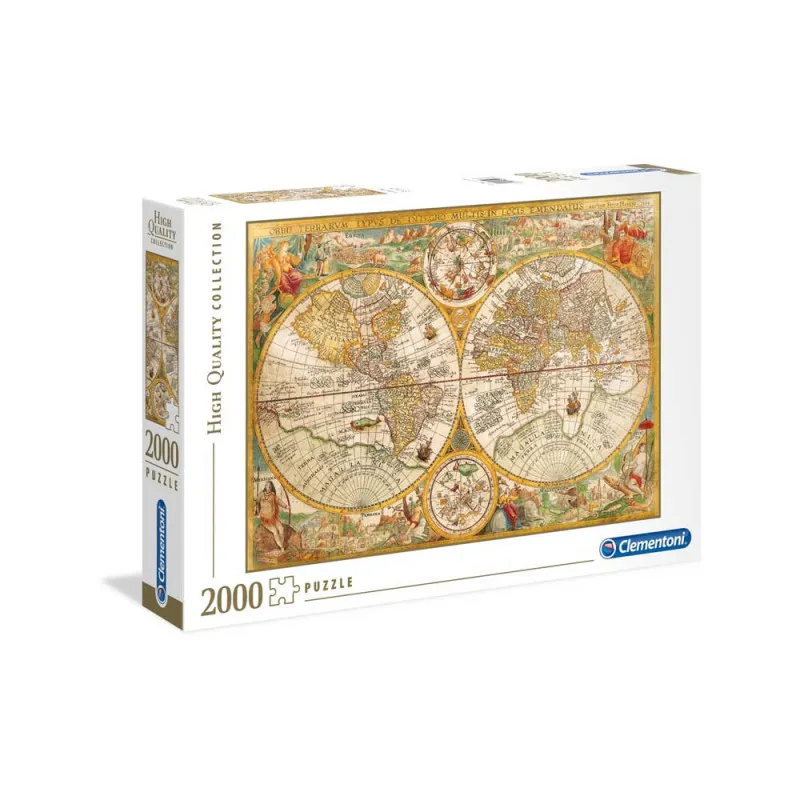 CLEMENTONI PUZZLE 2000 HQC ANCIENT MAP 