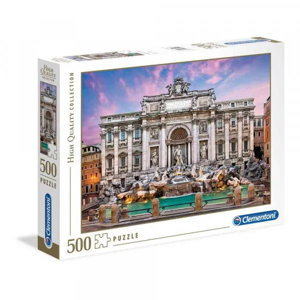 CLEMENTONI PUZZLE  500 HQC TREVI FOUNTAIN 