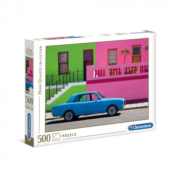 CLEMENTONI PUZZLE 500 HQC THE BLUE CAR =2020= 