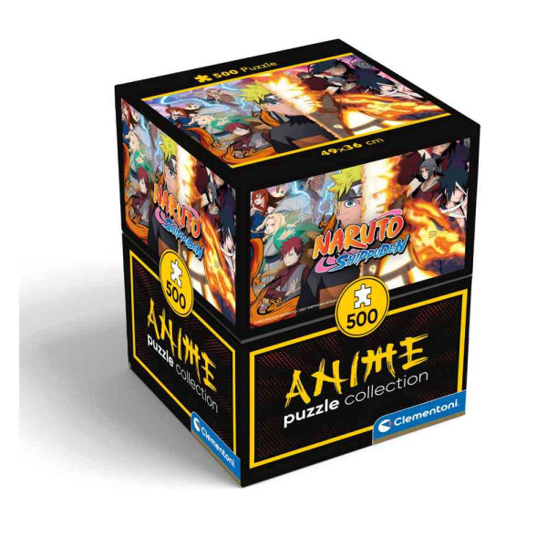 CLEMENTONI PUZZLE 500 HQC ANIME CUBE NARUTO 