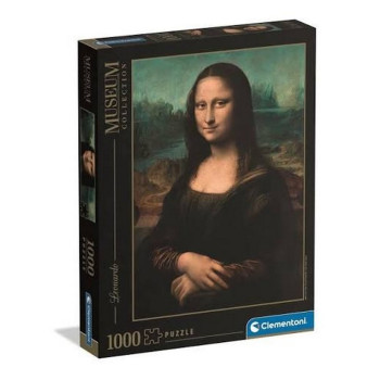 CLEMENTONI PUZZLE 1000 HQC MUSEUM - MONA LISA 