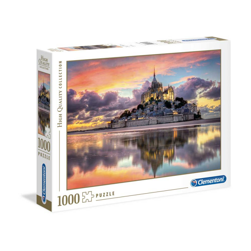 CLEMENTONI PUZZLE PZL 1000 HQC LE MAGNIFIQUE MONT SAINT-MI