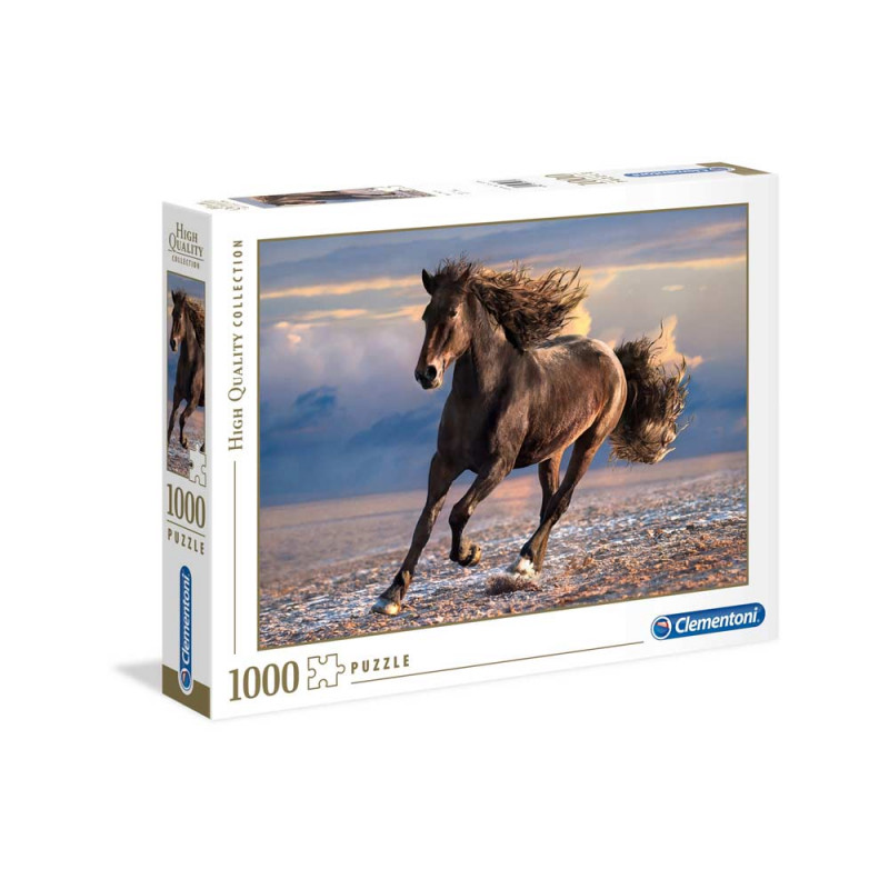 CLEMENTONI PUZZLE 1000 HQC FREE HORSE