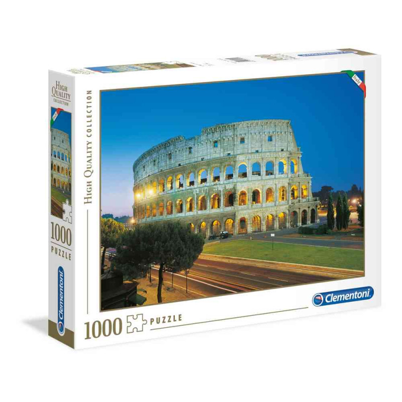 CLEMENTONI PUZZLE 1000 ITALIAN COLLECTION - ROMA- COLO
