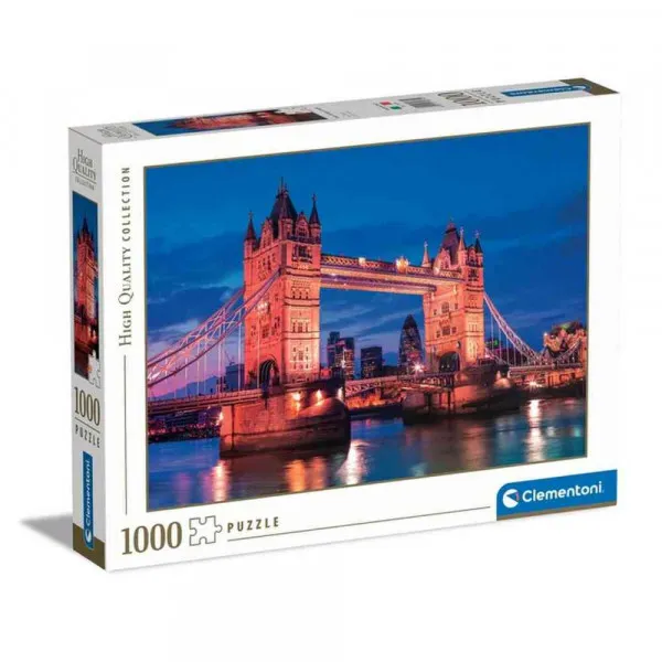 CLEMENTONI PUZZLE  1000 TOWER BRIDGE 