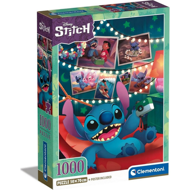 CLEMENTONI PUZZLE 1000 DISNEY STITCH
