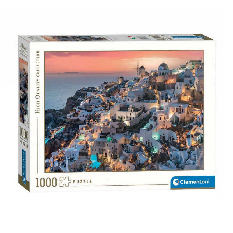 CLEMENTONI PUZZLE 1000 HQC SHADES OF SANTORINI 2025 