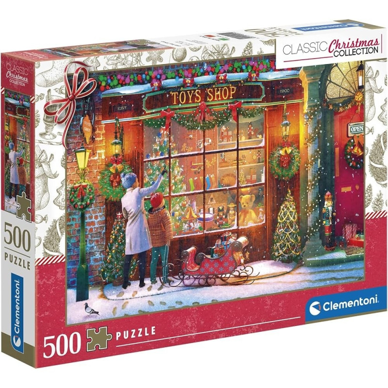 CLEMENTONI PUZZLE HQC 500 OLD TOY SHOP 2024- 
