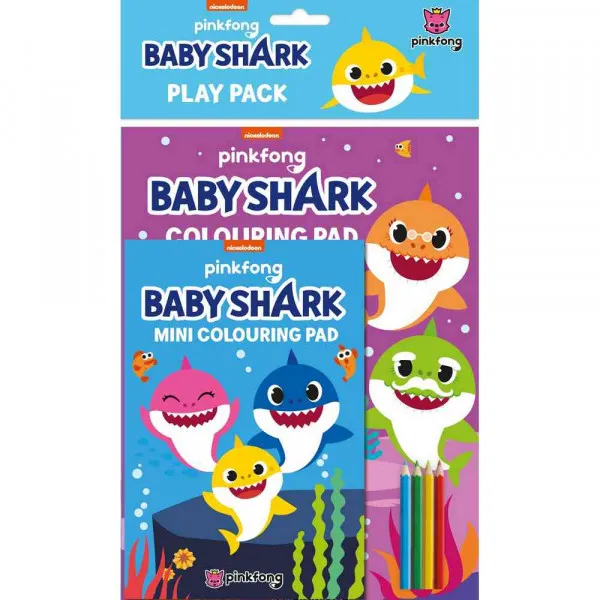 ALLIGATOR BOOKS BABY SHARK - MALA I VELIKA BOJANKA SA BOJICAMA 