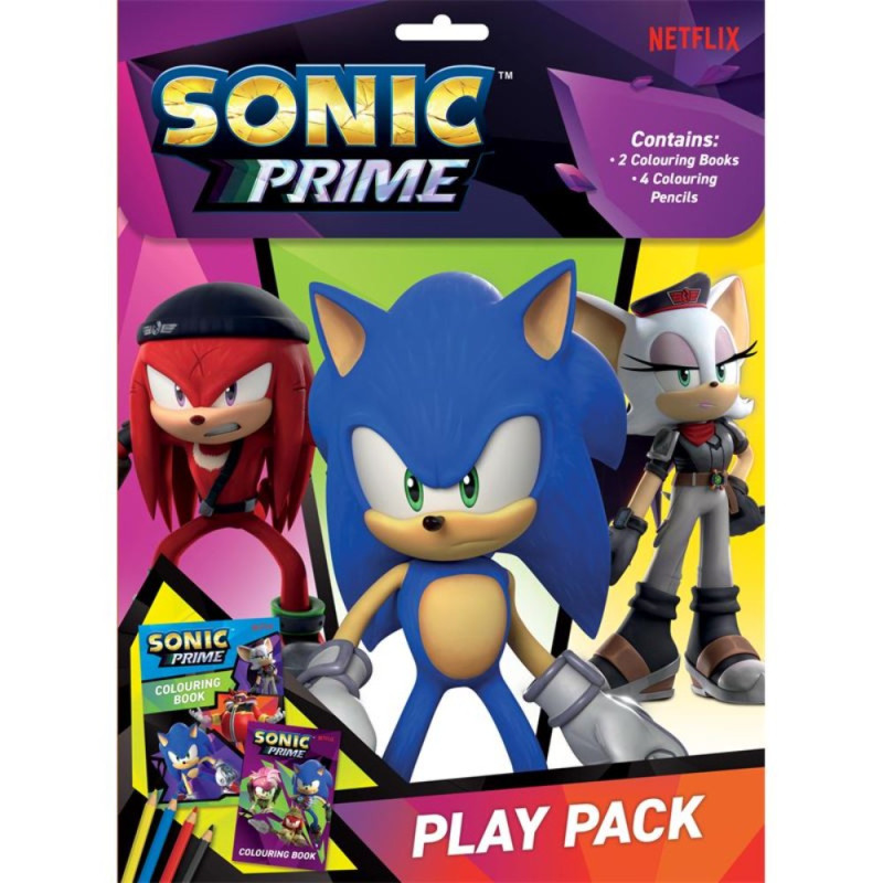 SONIC PRIME - MALA I VELIKA BOJANKA SA BOJICAMA