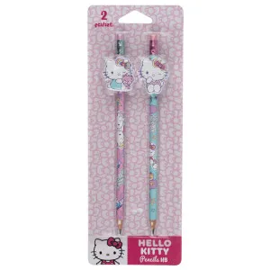 HELLO KITTY GRAFITNA OLOVKA SA GUMICOM 2 KOM BLISTER