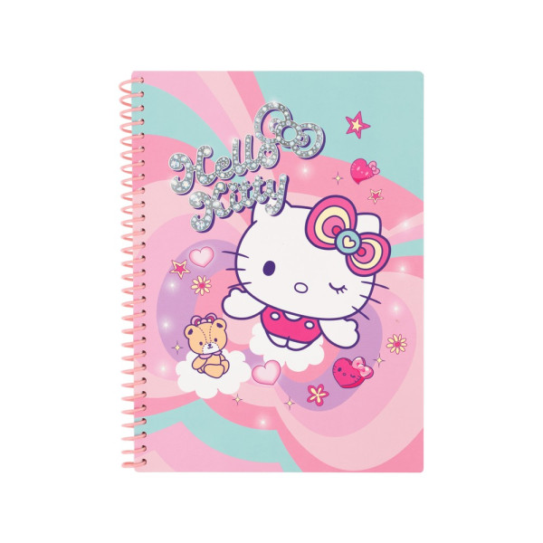 HELLO KITTY NOTES SA SPIRALOM B5 100 LISTOVA 
