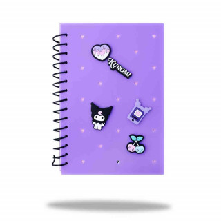 KUROMI NOTES A5 SA SPIRALOM, 100 LISTOVA 