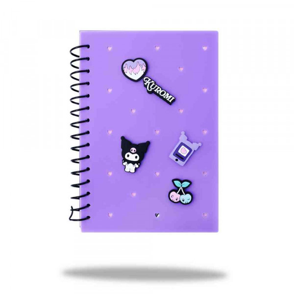 KUROMI NOTES A5 SA SPIRALOM, 100 LISTOVA 