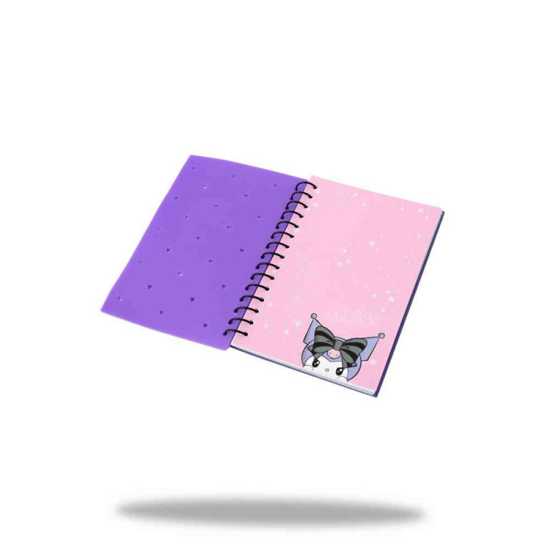 KUROMI NOTES A5 SA SPIRALOM, 100 LISTOVA 