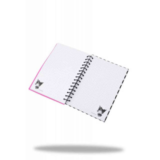 KUROMI NOTES A5 SA SPIRALOM, 100 LISTOVA 