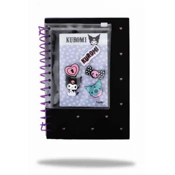 KUROMI NOTES A5 SA SPIRALOM, 100 LISTOVA