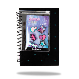 COOLPACK K-POP NOTES A5, 100 LISTOVA 