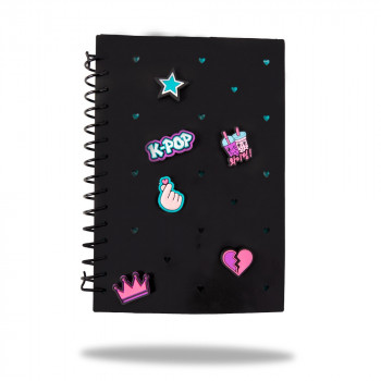 COOLPACK K-POP NOTES A5, 100 LISTOVA 