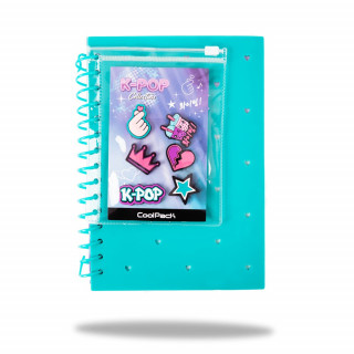 COOLPACK K-POP NOTES A5 SA SPIRALOM, 100 LISTOVA 