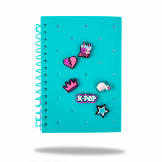 COOLPACK K-POP NOTES A5 SA SPIRALOM, 100 LISTOVA 