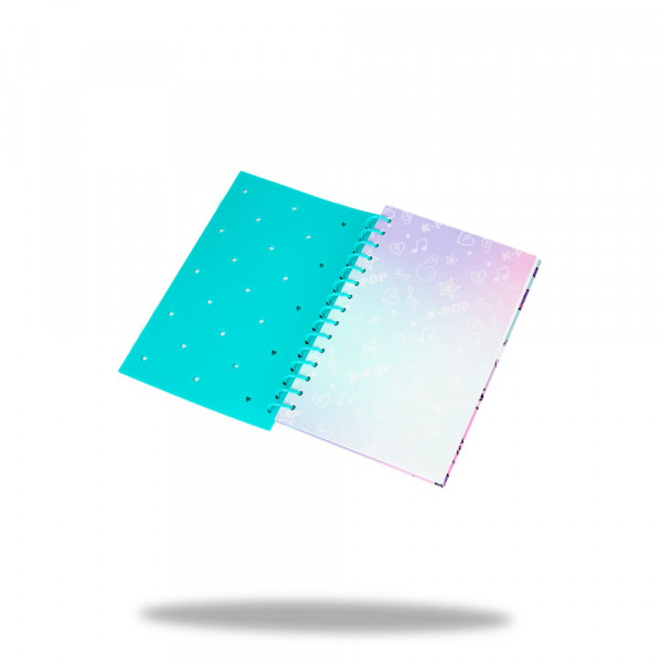 COOLPACK K-POP NOTES A5 SA SPIRALOM, 100 LISTOVA 