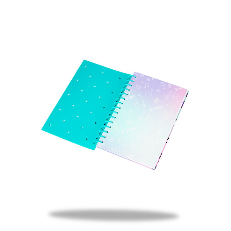 COOLPACK K-POP NOTES A5 SA SPIRALOM, 100 LISTOVA 
