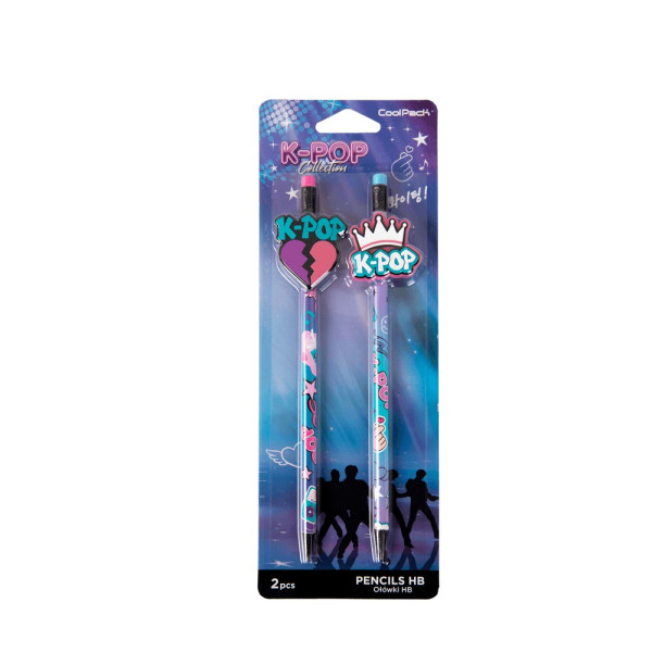 COOLPACK K-POP GRAFITNA OLOVKA 2 KOM BLISTER 