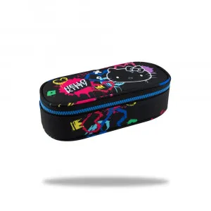 HELLO KITTY PERNICA PRAZNA 1 ZIP BLACK NEON