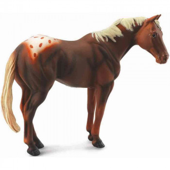 COLLECTA CHESTNUT APPALOOSA STALLION 