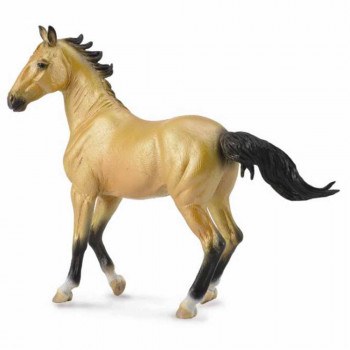 COLLECTA AKHAL TEKE MARE BUCKSKIN 15.7cm X 12.8cm 