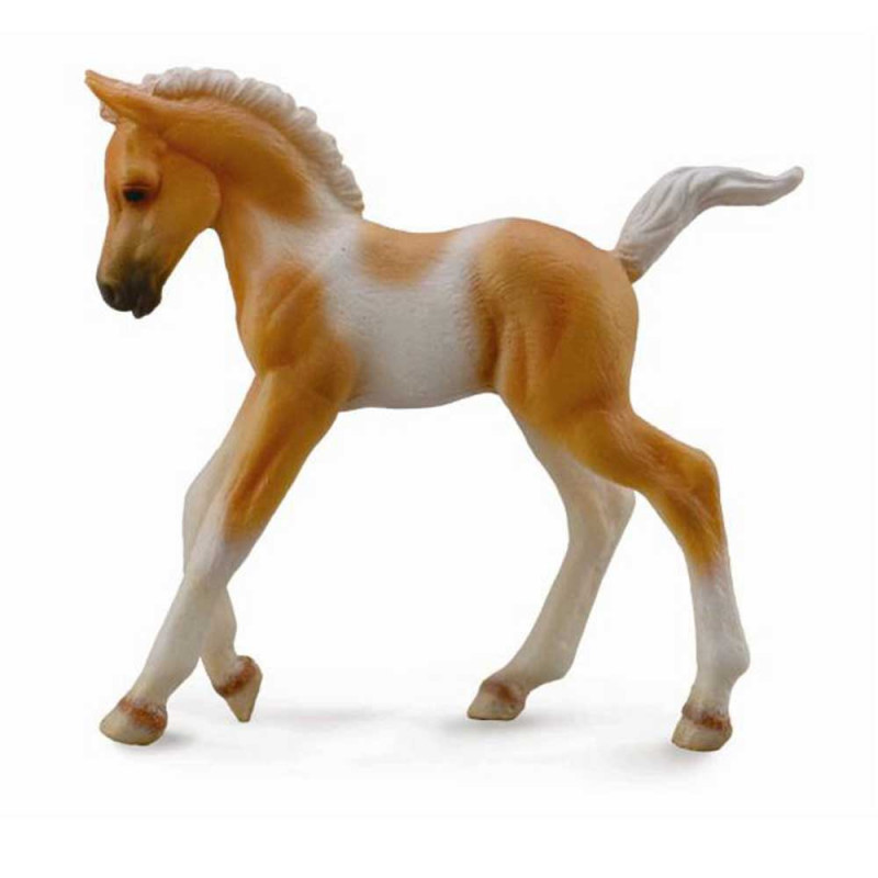 COLLECTA PINTO FOAL WALKING-PALOMINO 7.5cm X 7.1cm