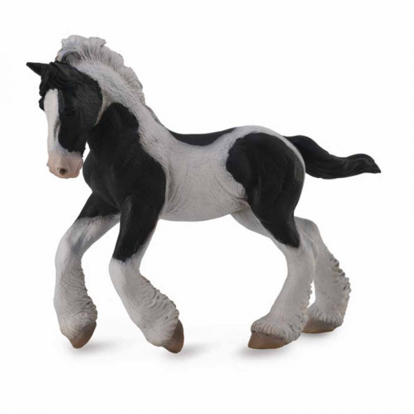 COLLECTA GYPSY FOAL - BLACK WHITE PIEBALD 