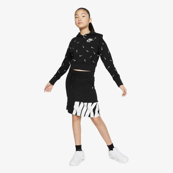 NIKE DUKS G NSW CROP HOODIE AOP 
