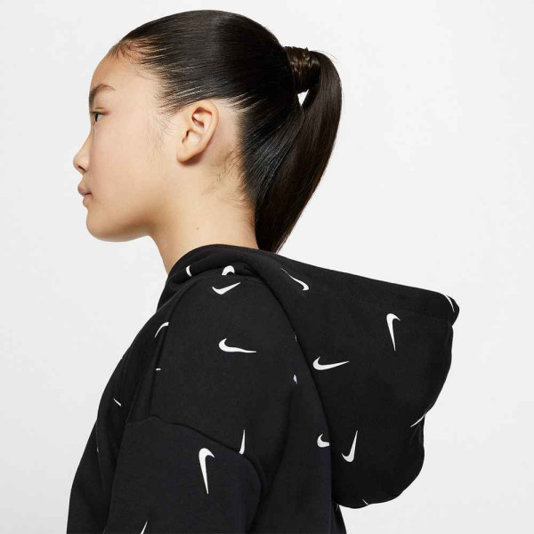 NIKE DUKS G NSW CROP HOODIE AOP 