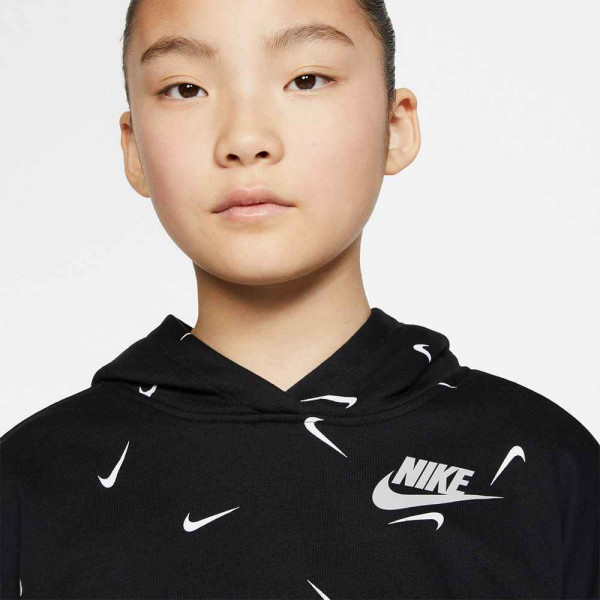 NIKE DUKS G NSW CROP HOODIE AOP 