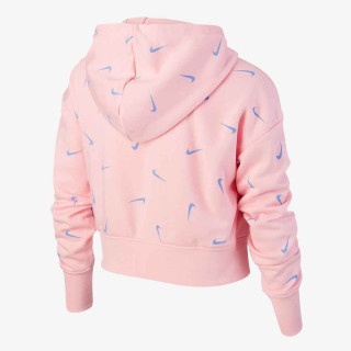 NIKE DUKS G NSW CROP HOODIE AOP